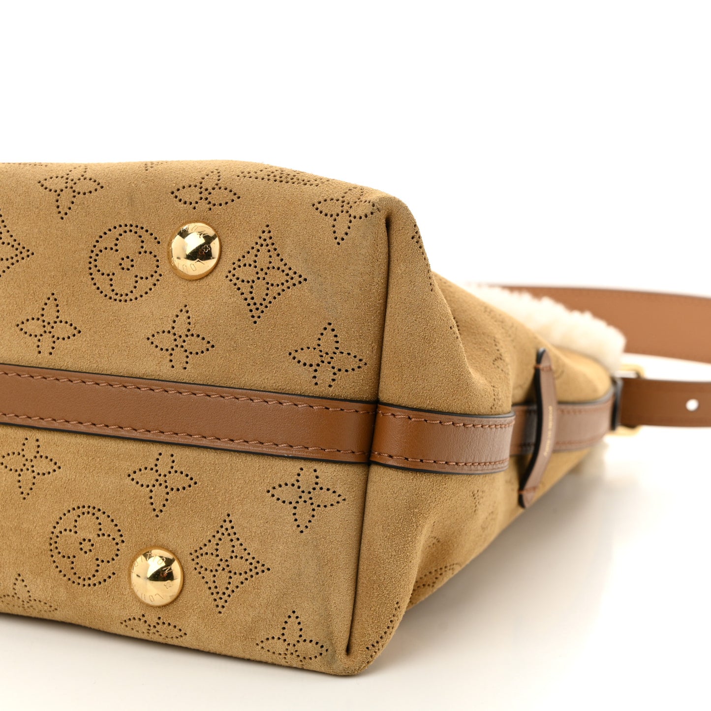 Suede Mahina CarryAll PM Beige