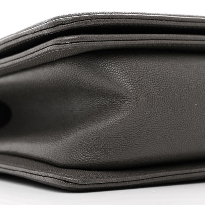 Chanel Caviar Quilted Medium Boy Flap Grey 9 of 10