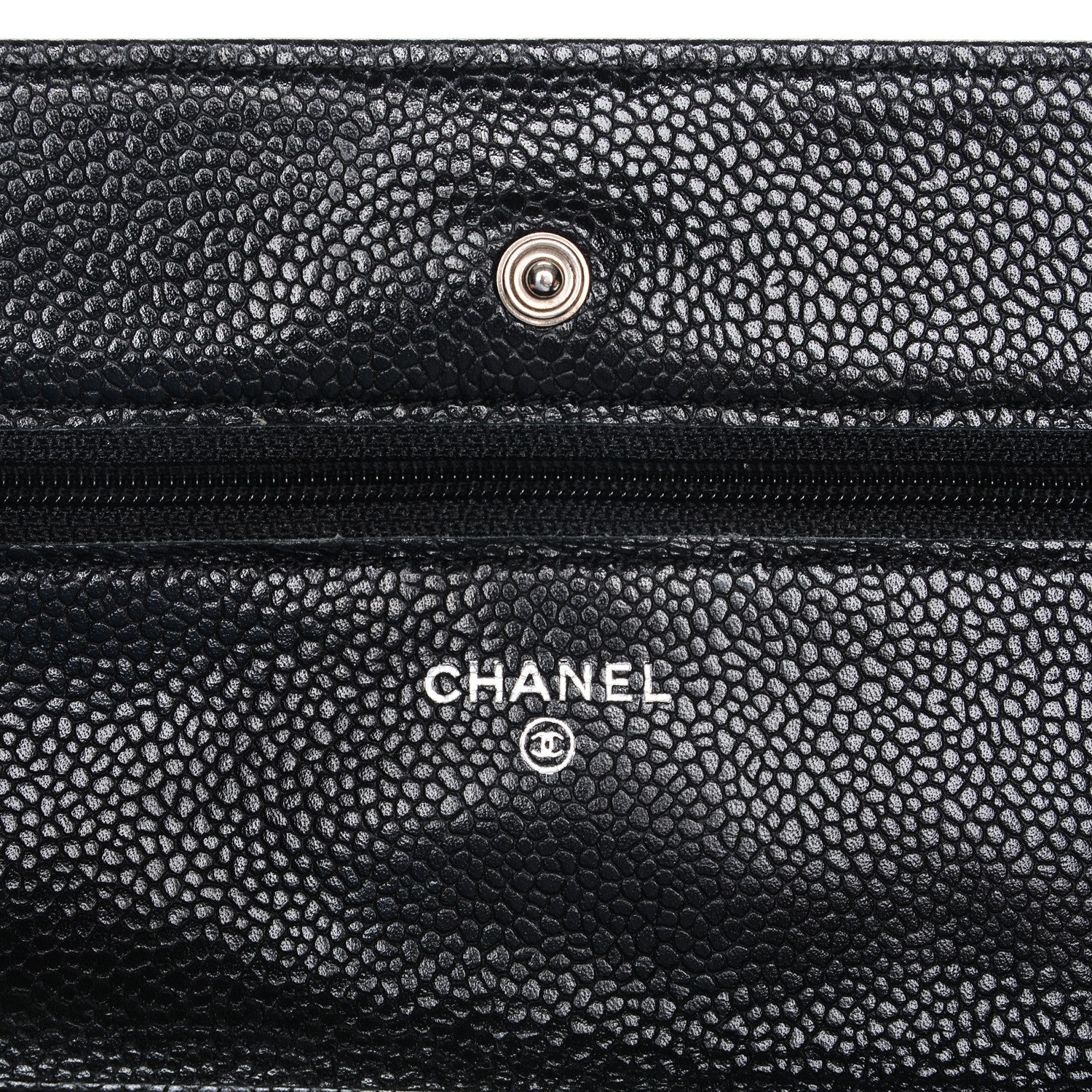 Chanel Caviar Quilted Wallet On Chain WOC Black 6 of 8