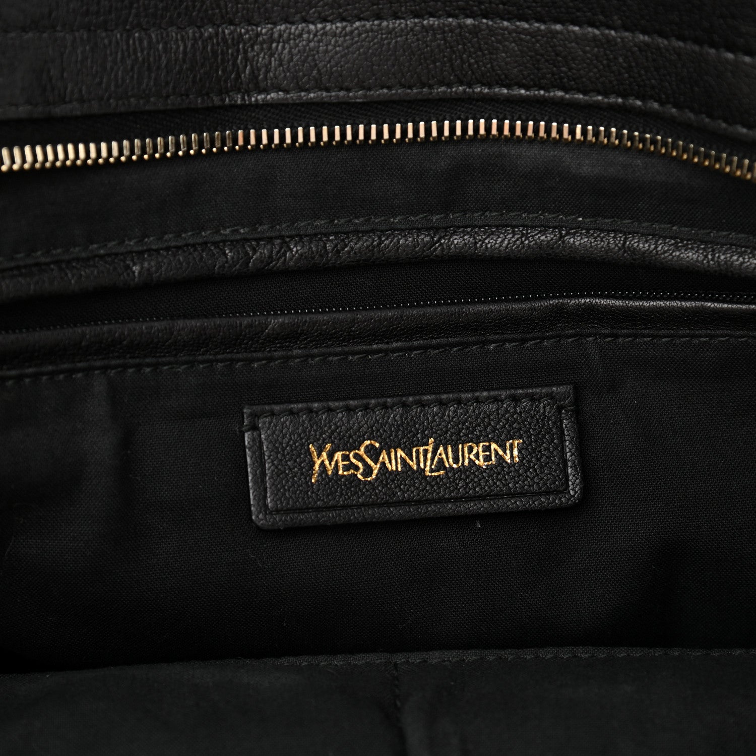 Saint Laurent Sheepskin Medium Cabas ChYc Black 6 of 11