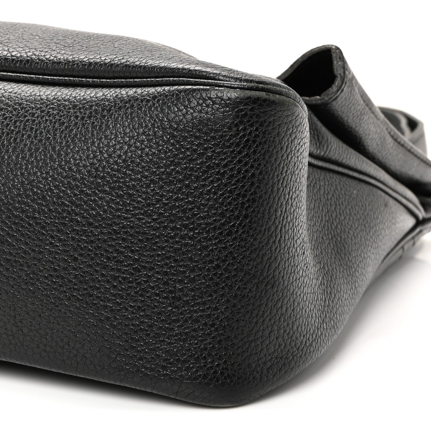 Delvaux Grained Calfskin Shoulder Bag Black 9 of 9