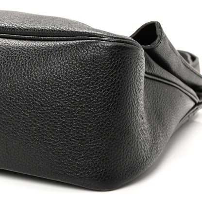 Delvaux Grained Calfskin Shoulder Bag Black 9 of 9