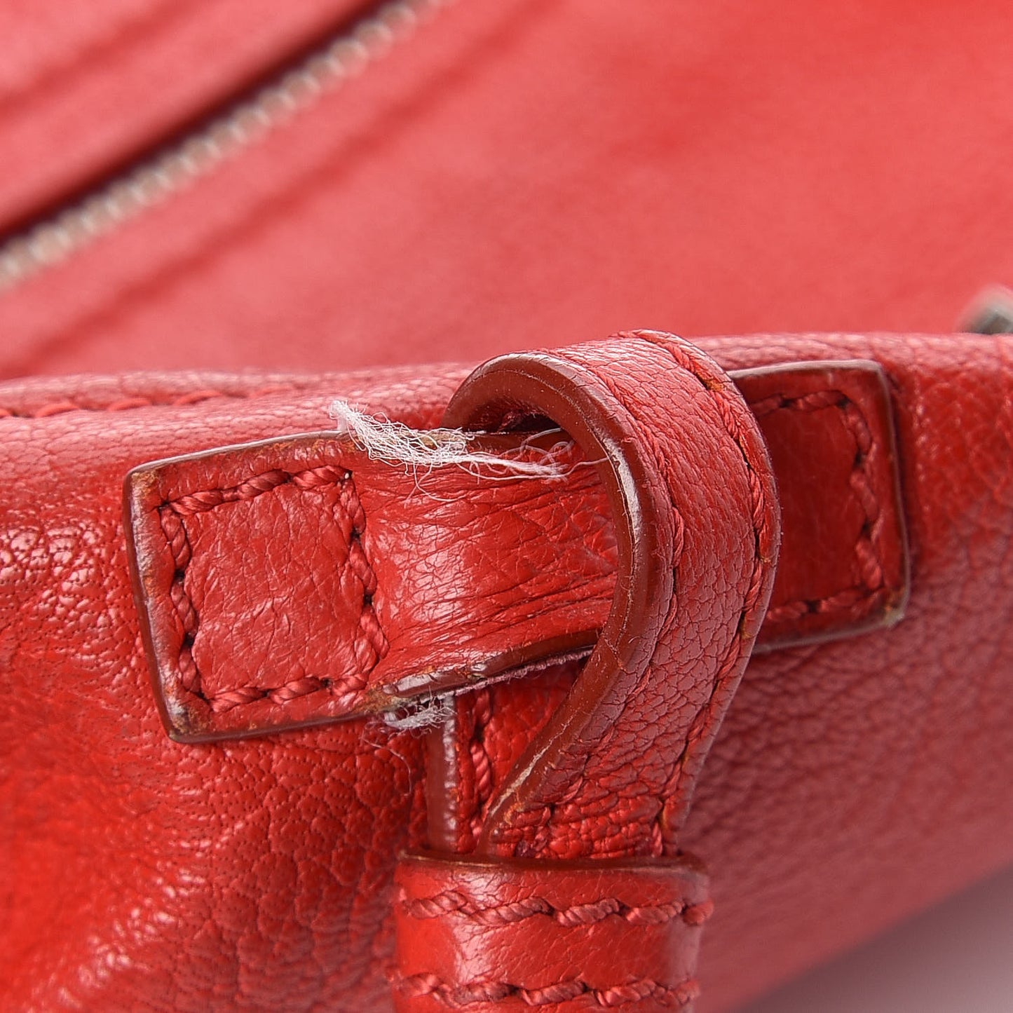 Sugar Goatskin Mini Pandora Red