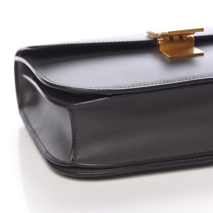 Celine Box Calfskin Medium Classic Box Flap Bag Anthracite 8 of 10