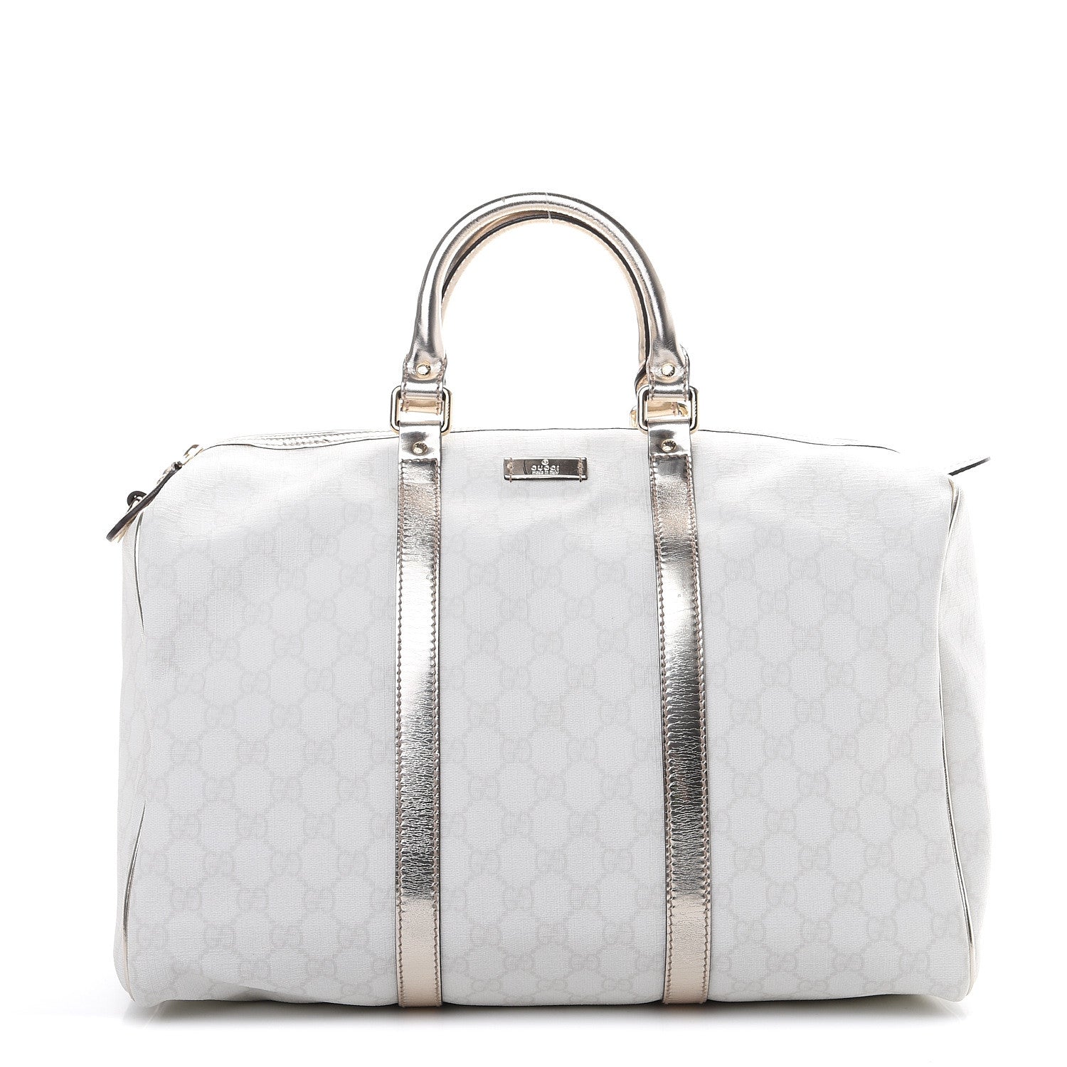 Gucci GG Plus Monogram Large Joy Boston White 1 of 16