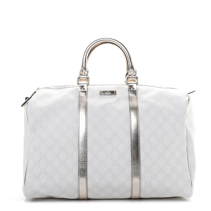 Gucci GG Plus Monogram Large Joy Boston White 1 of 16