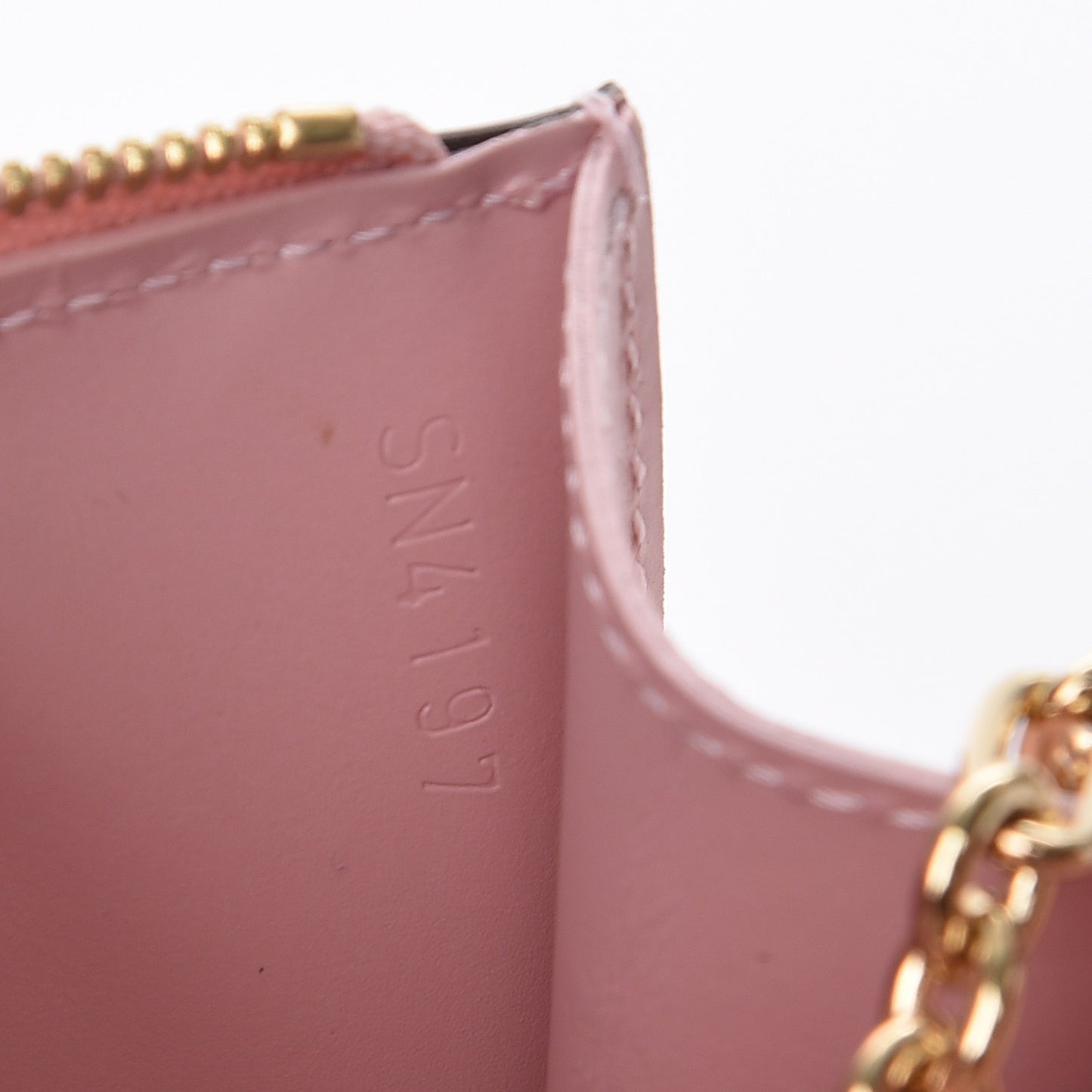 Vernis Key Pouch Rose Ballerine