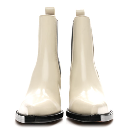 Bottega Veneta Brushed Calfskin Kyoto Mid-Calf Boots 37 Wax 3 of 8