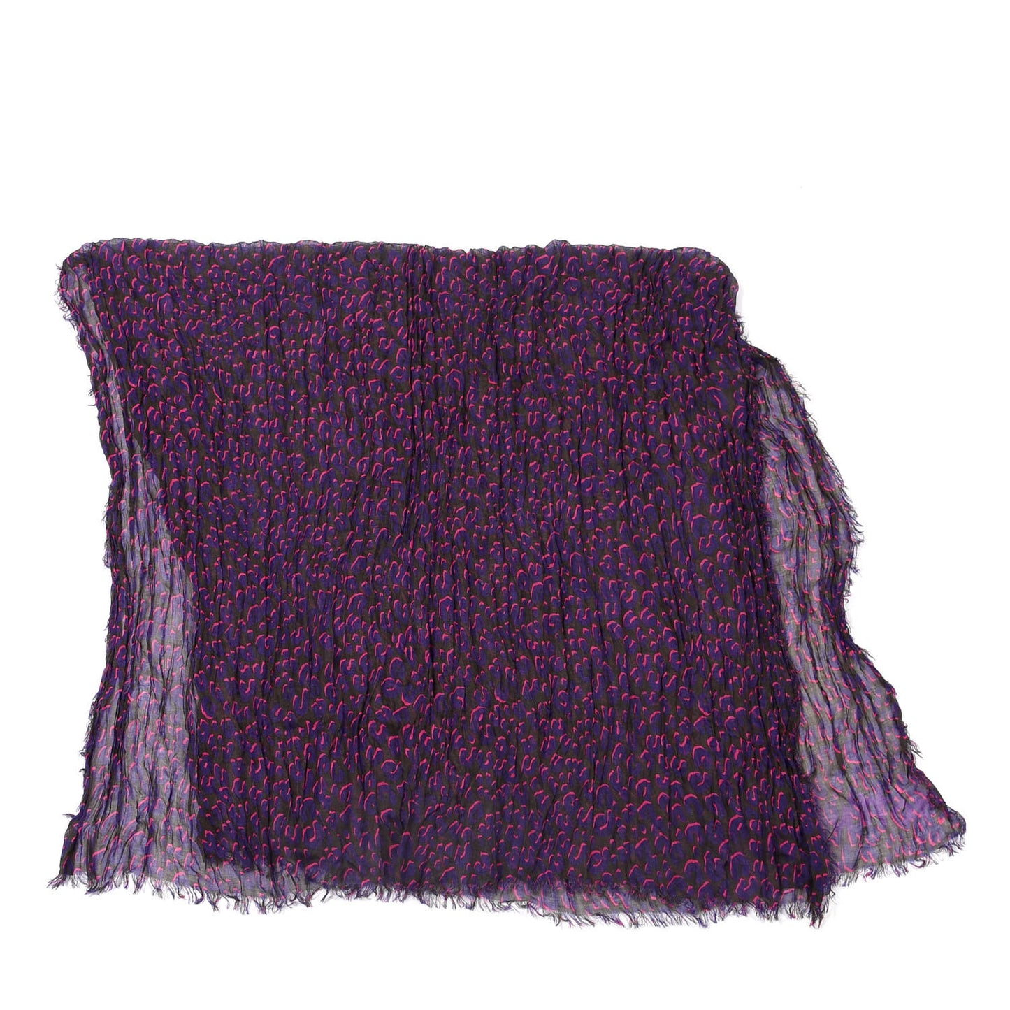 Cashmere Silk Leopard Etole Stole