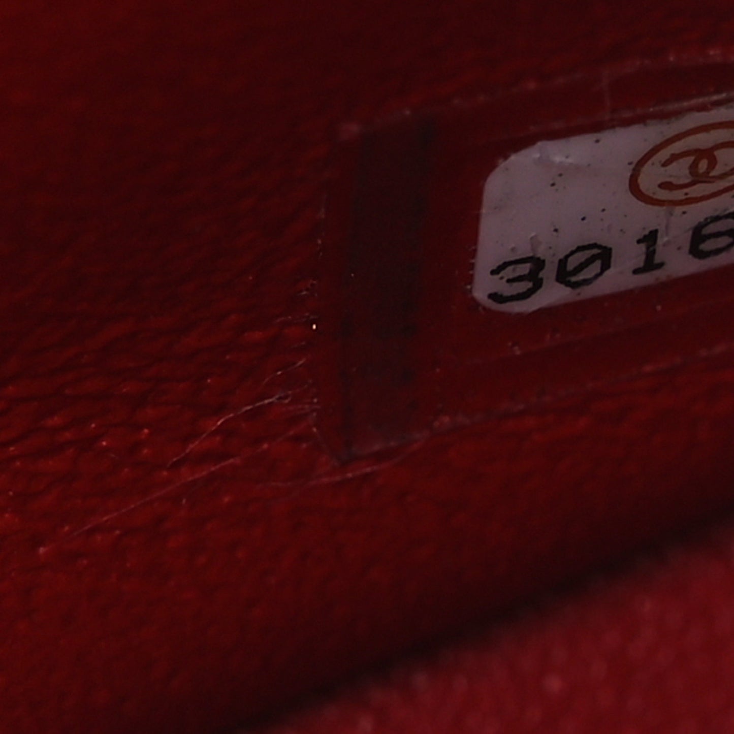 Lambskin Quilted Mini Rectangular Flap Red