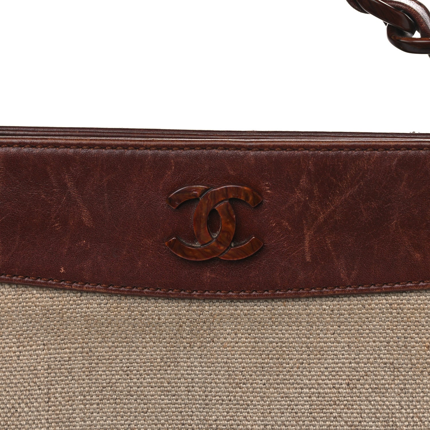 Chanel Linen Tote Beige 19 of 22