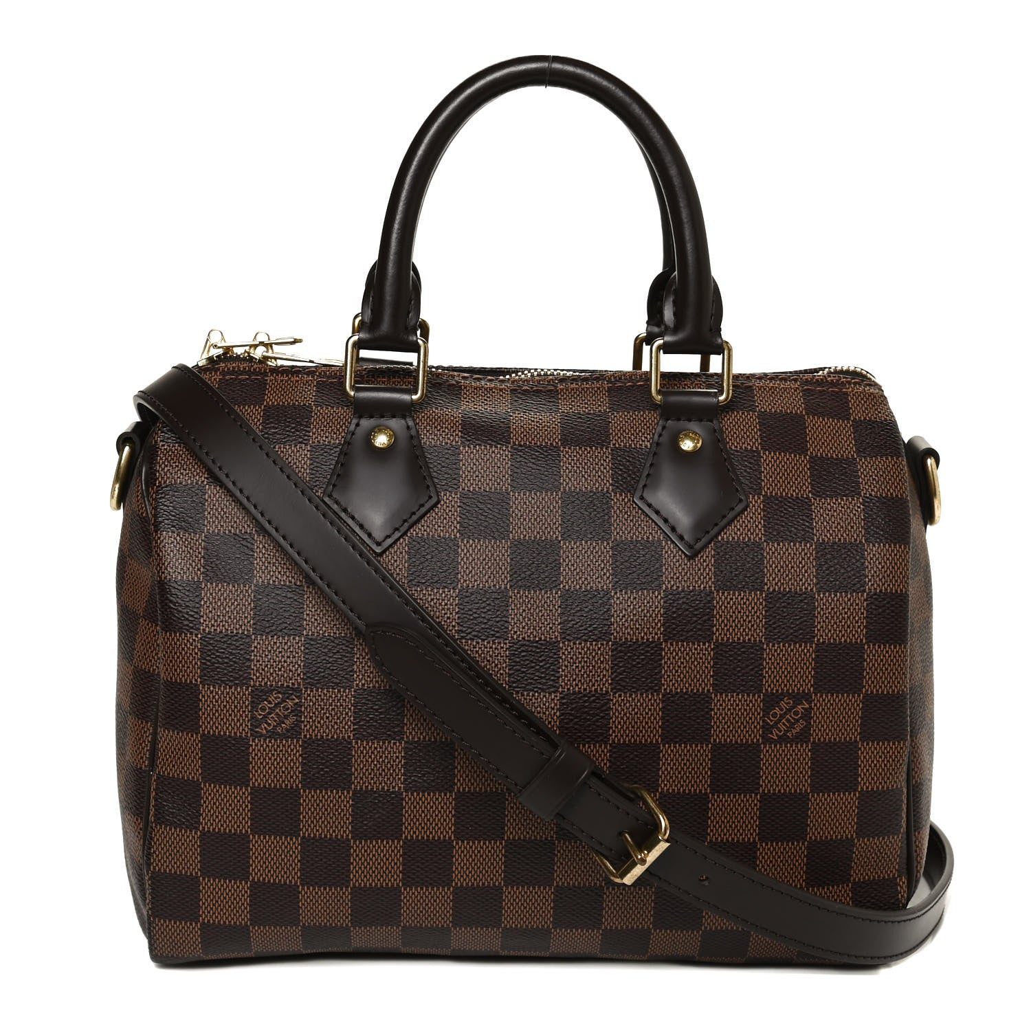 Louis Vuitton Damier Ebene Speedy Bandouliere 25 1 of 10