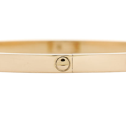 Cartier 18K Yellow Gold 6 Diamond Small LOVE Bracelet 17 4 of 8