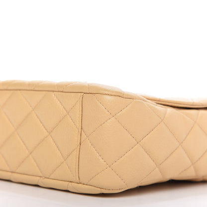 Chanel Caviar Quilted Shoulder Flap Bag Beige 7 of 13