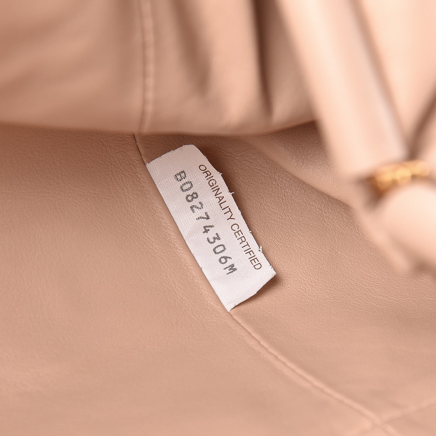 Smooth Butter Calf The Pouch Oversized Clutch Nude