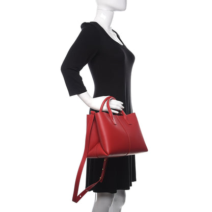 Mansur Gavriel Calfskin Mini Folded Bag Flamma 2 of 10