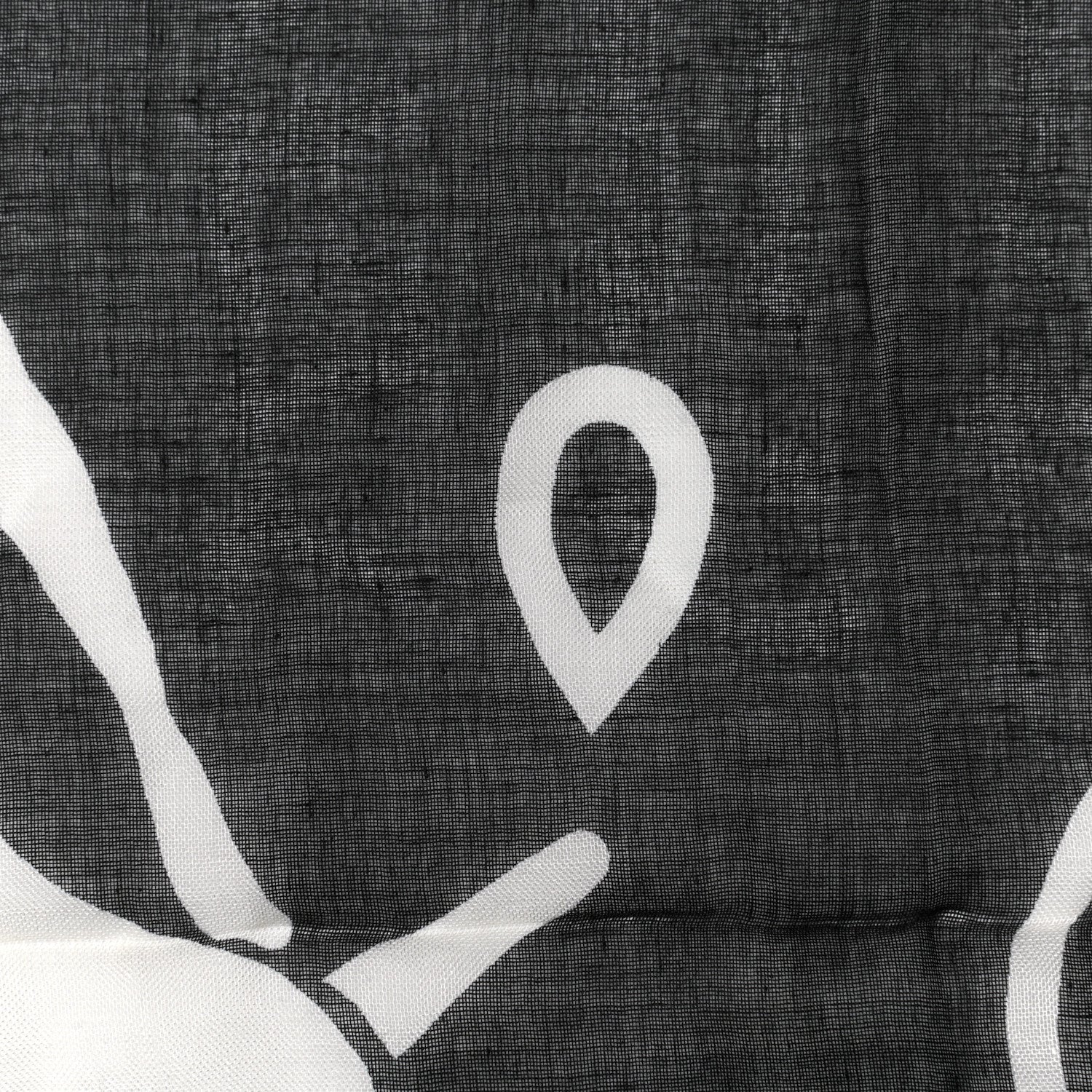 Alexander McQueen Silk Skull Scarf Black White 6 of 6