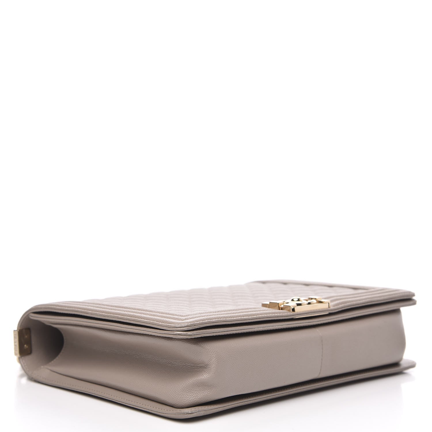 Chanel Caviar Quilted Large Boy Flap Beige 4 of 11
