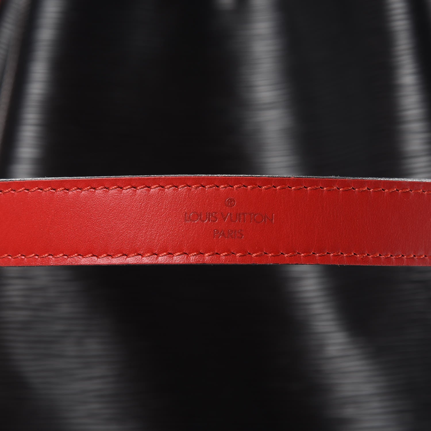 Louis Vuitton Epi Bi-Color Noe Castillan Red Black 9 of 9