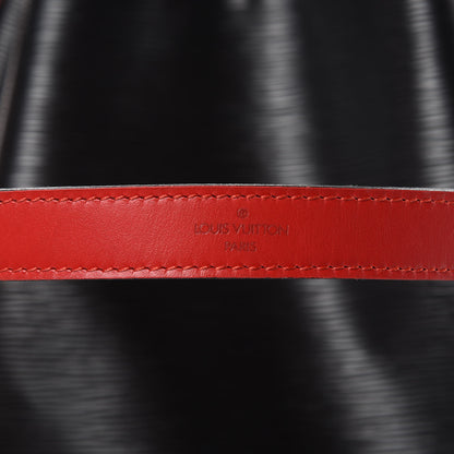 Louis Vuitton Epi Bi-Color Noe Castillan Red Black 9 of 9