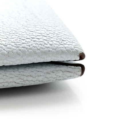 Hermes Chevre Mysore Verso Calvi Card Case Bleu Brume Brique 9 of 11