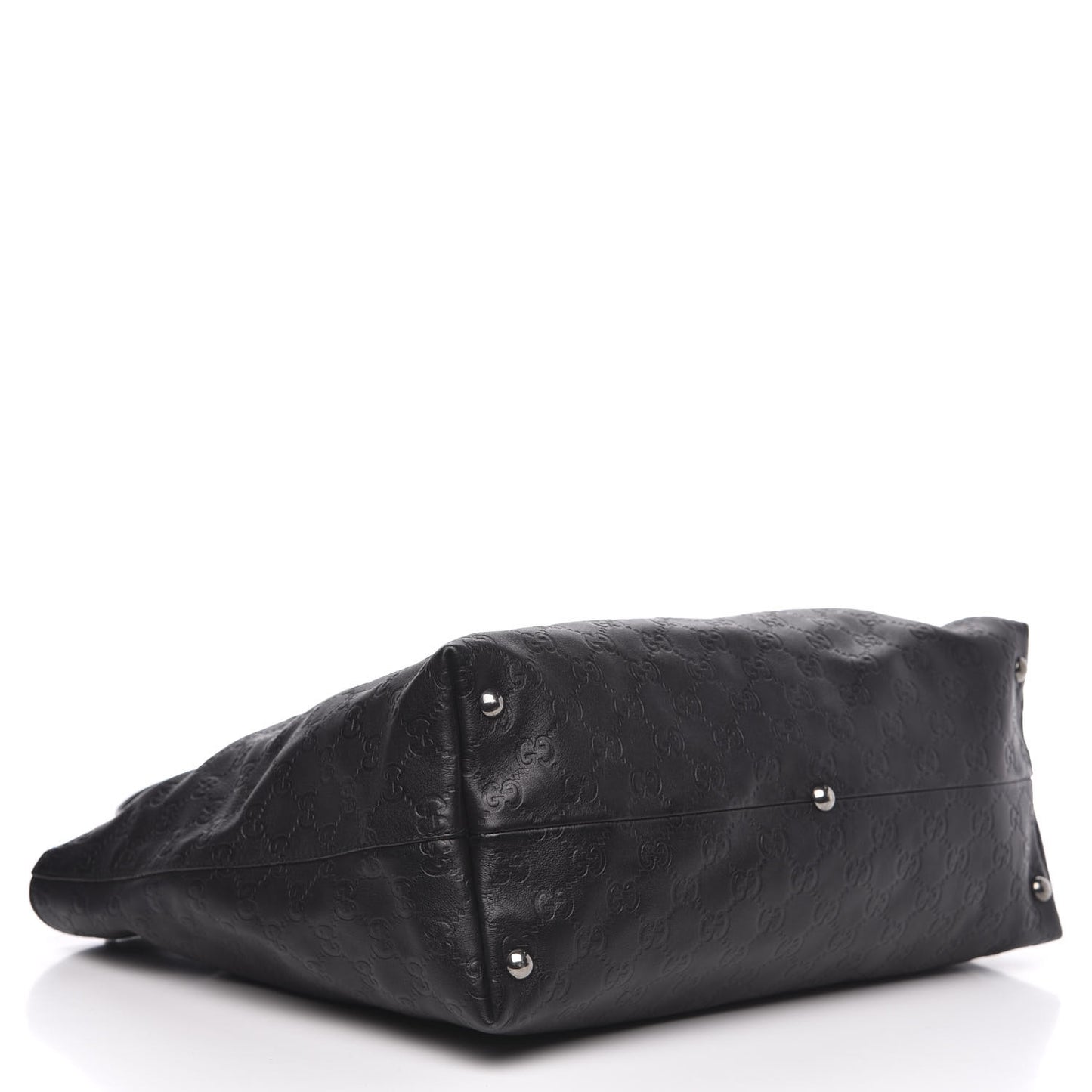 Guccissima Medium Icon Bit Tote Black