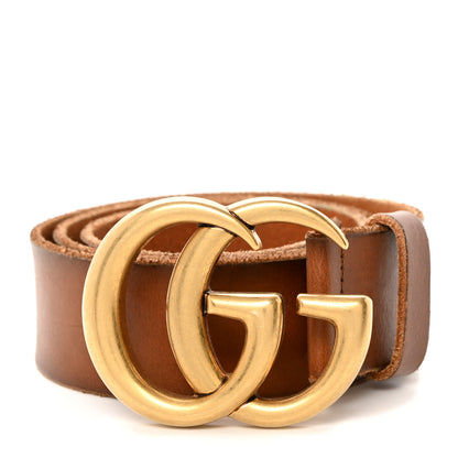 Gucci Faded Calfskin Double G 40mm Belt 80/32 Cuir 1 of 7