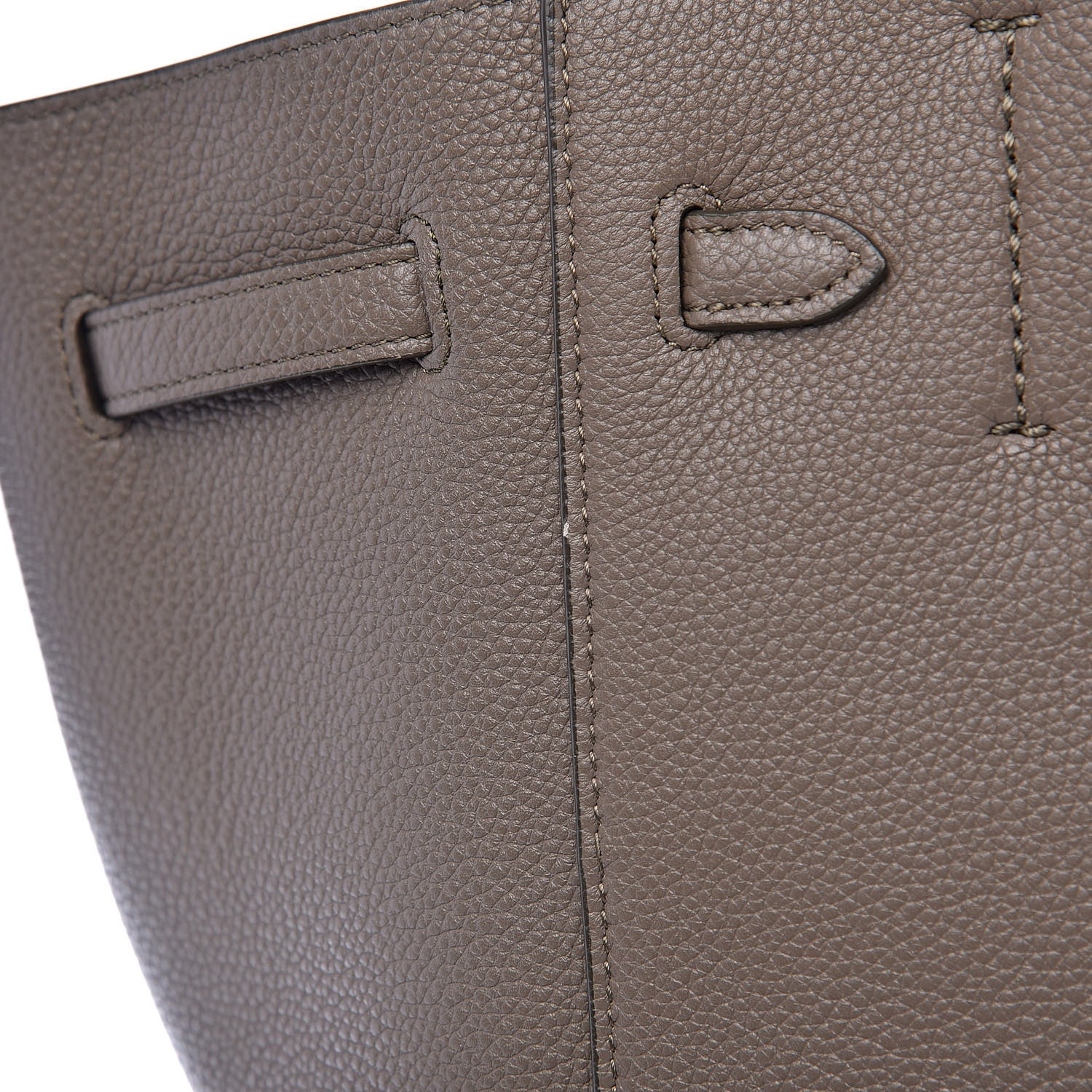 Celine Soft Grained Calfskin Small Belt Cabas Phantom Taupe 15 of 15