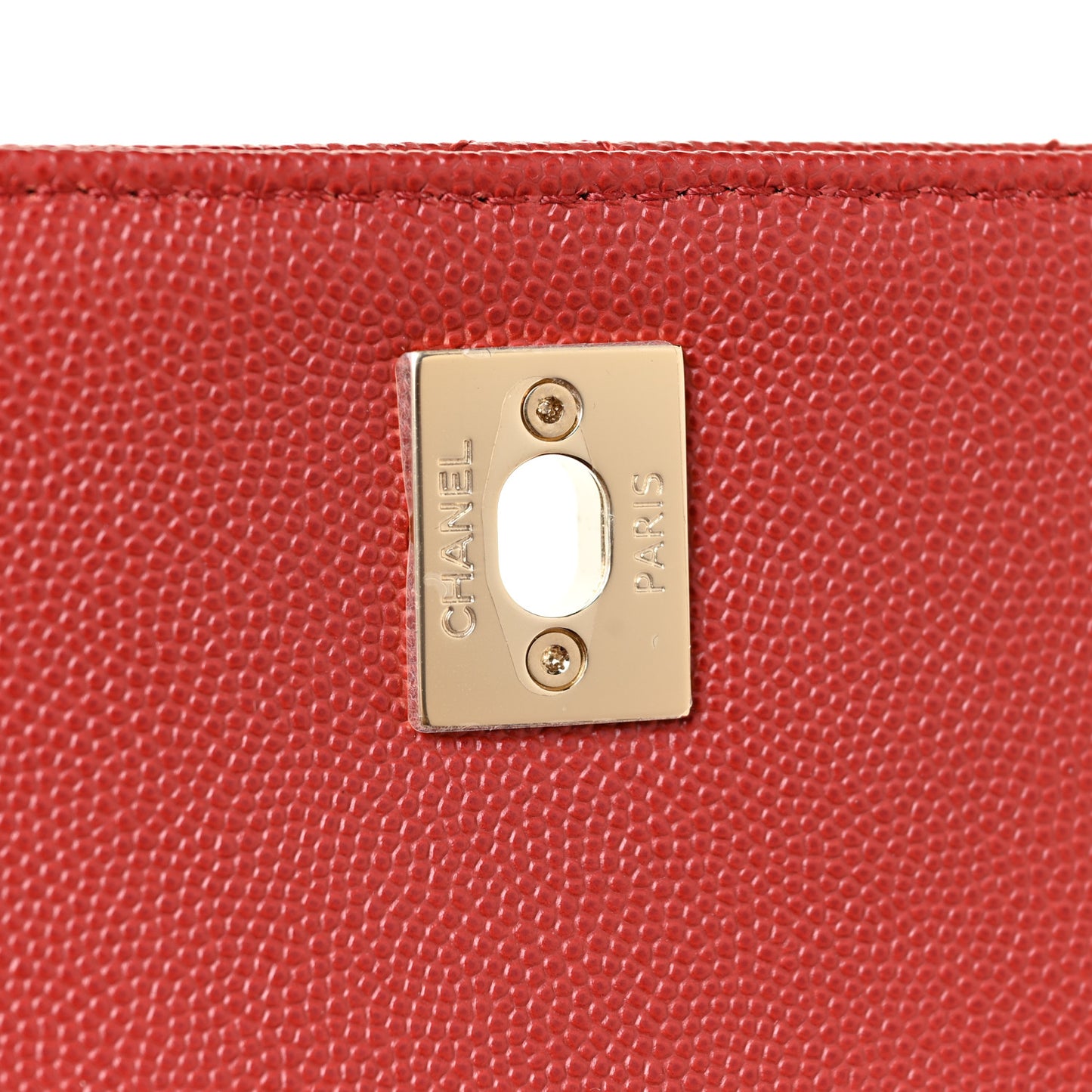 Caviar Quilted Medium Business Affinity Flap Red