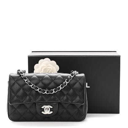 Chanel Caviar Quilted Mini Rectangular Flap Black 11 of 11