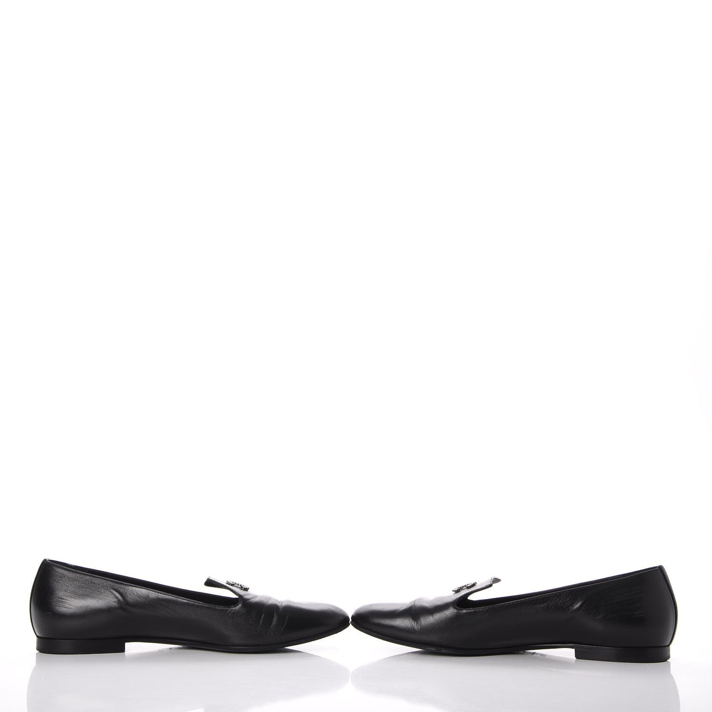 Lambskin CC Loafers 36.5 Black