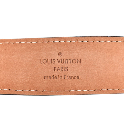 Louis Vuitton Damier Ebene 30mm Ellipse Belt 90 36 4 of 7