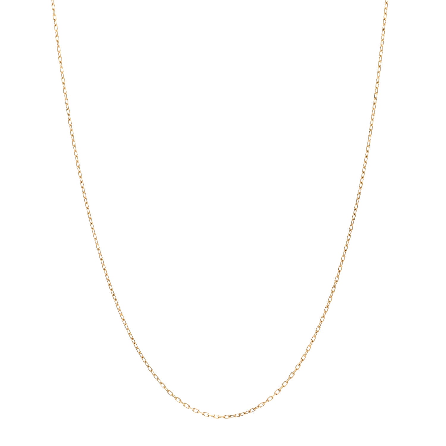 Mikimoto 18K Yellow Gold Chain Necklace 15" 1 of 4