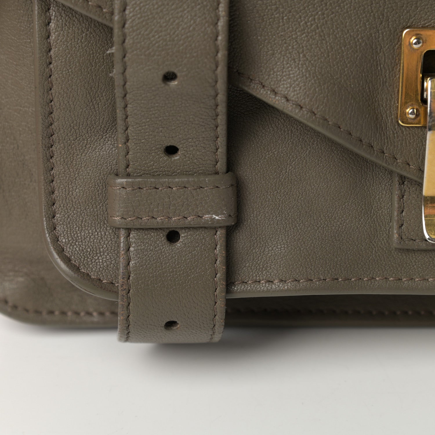 Proenza Schouler Lambskin Tiny PS1 Satchel Smoke 13 of 16