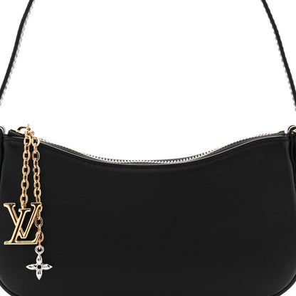 Louis Vuitton Calfskin LV Bloom Pochette  Black 7 of 11