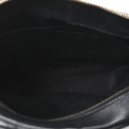 Saint Laurent Calfskin Matelasse Monogram Lou Camera Bag Black 5 of 10