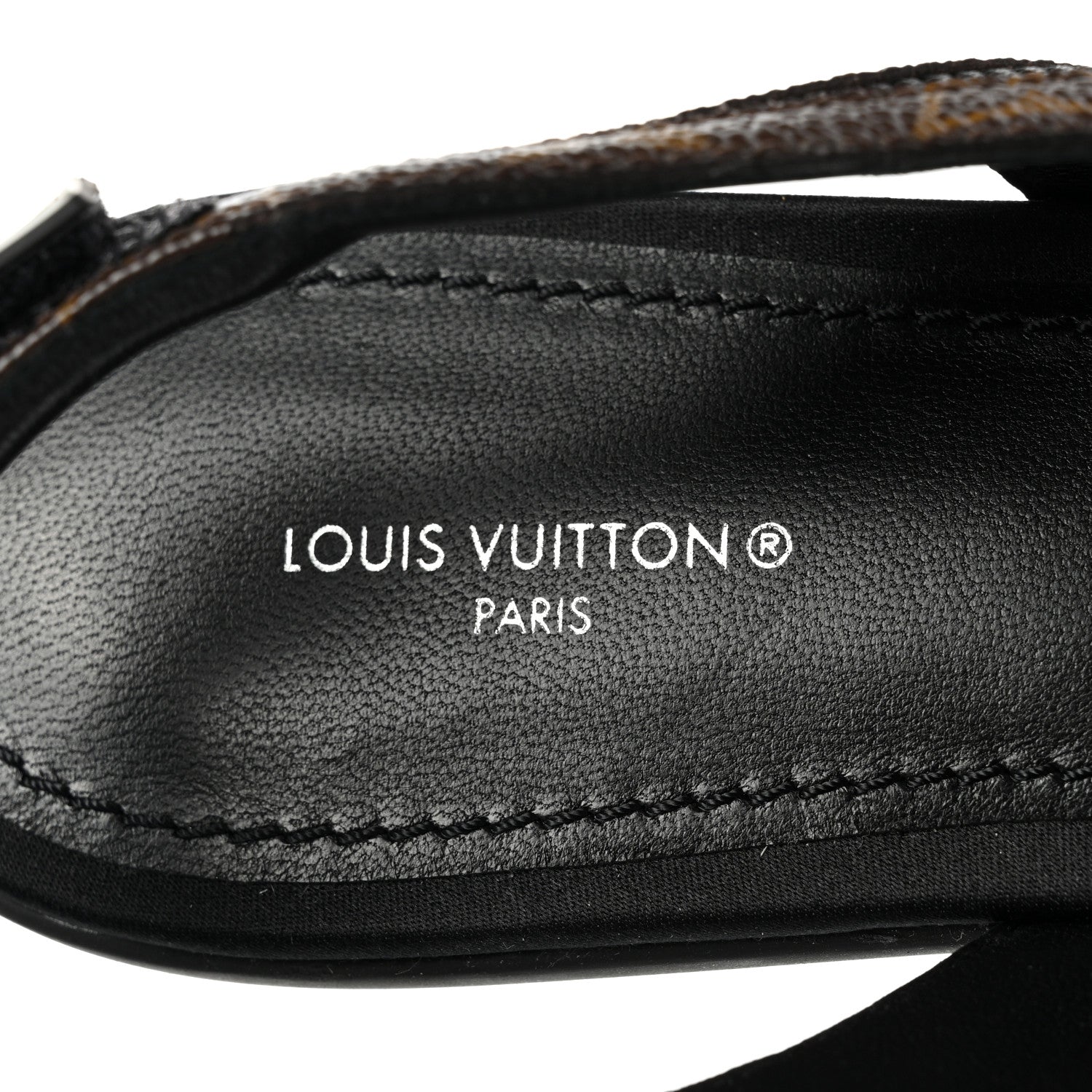 Louis Vuitton Patent Monogram Lambskin Archlight Flat Slingback Ballerina Flats 38.5 Black 6 of 9