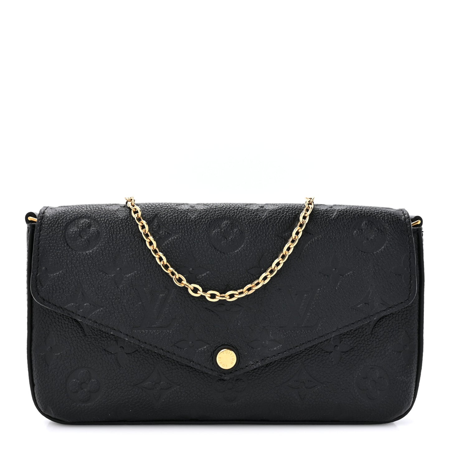 Empreinte Pochette Felicie Chain Wallet Black