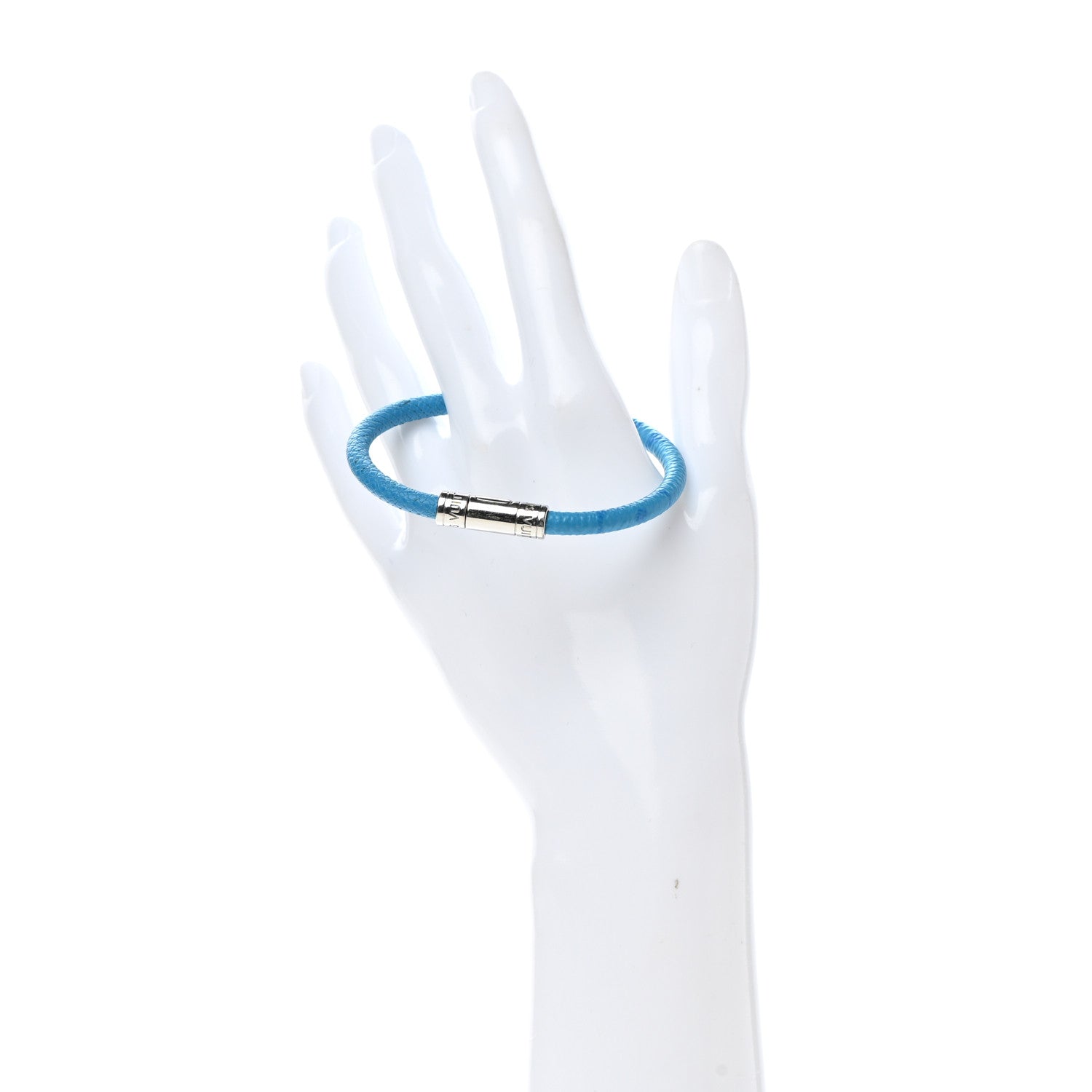 Louis Vuitton Taigarama Split Bracelet Blue Lagoon 2 of 5