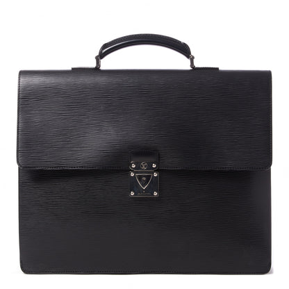 Louis Vuitton Epi Robusto 2 Compartment Briefcase Black 1 of 8