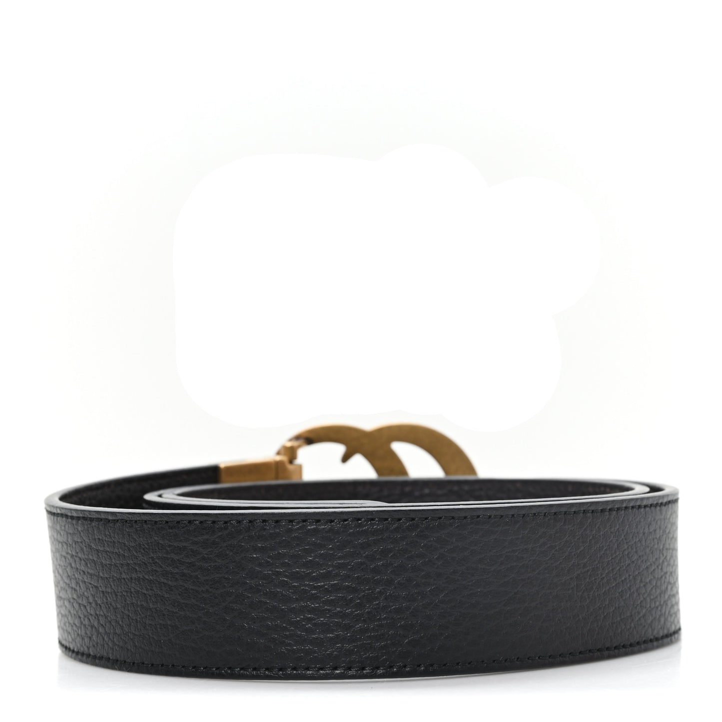 Calfskin Double G Reversible 37mm Belt 90 36 Black Cocoa