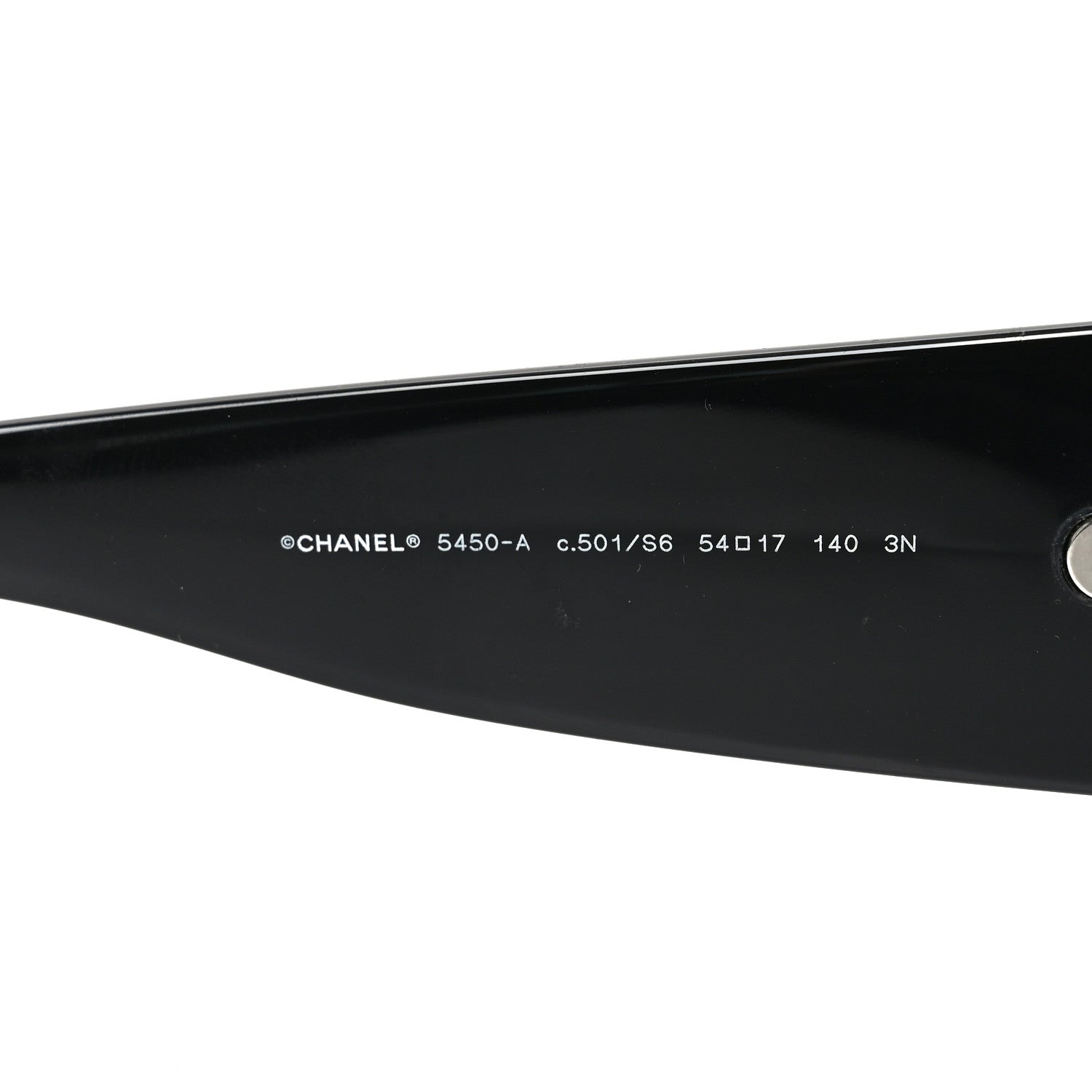 Chanel Acetate CC Logo Sunglasses 5450 Black 5 of 7