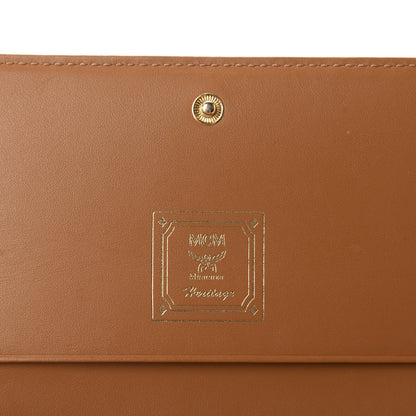 MCM Visetos Heritage Large Trifold Flap Wallet Cognac 7 of 7