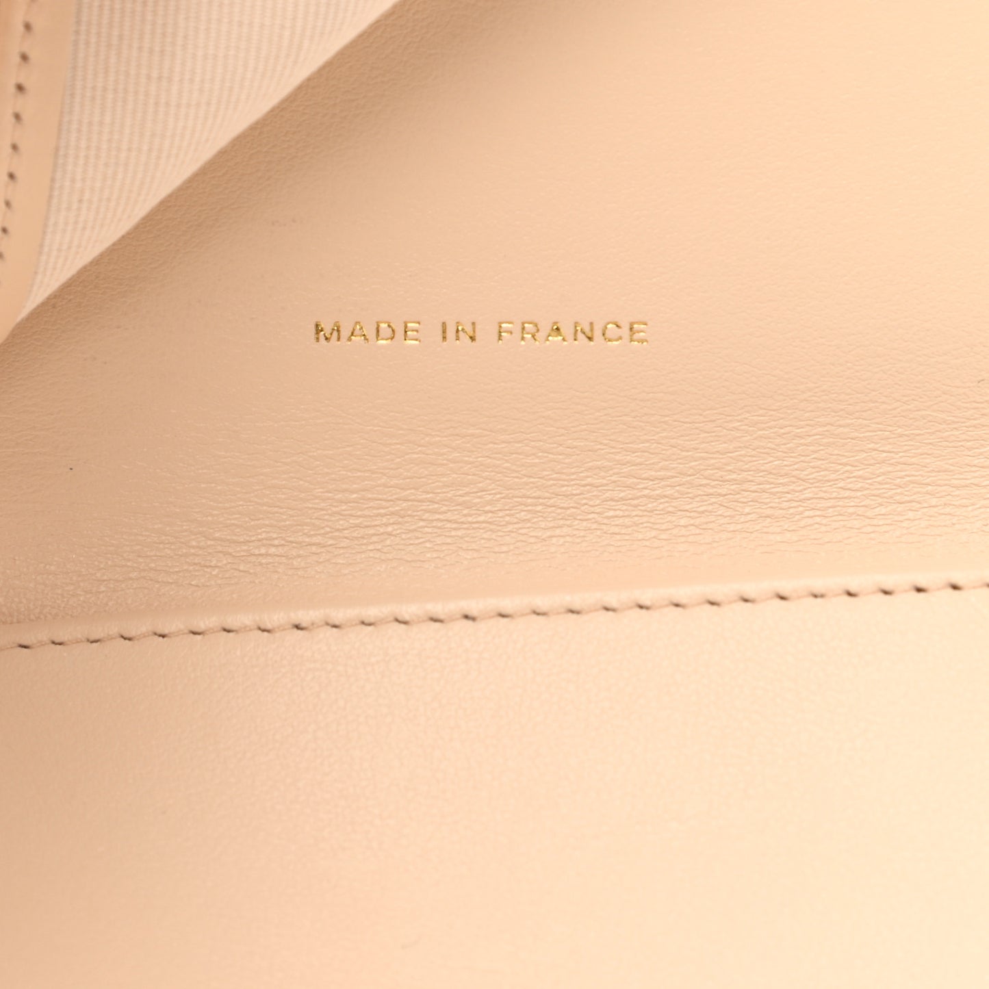 Caviar Quilted Compact Flap Wallet Beige