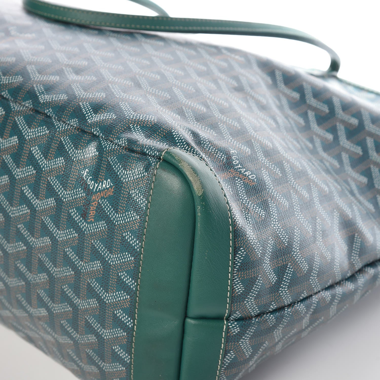Goyard Goyardine Artois MM Green 9 of 11