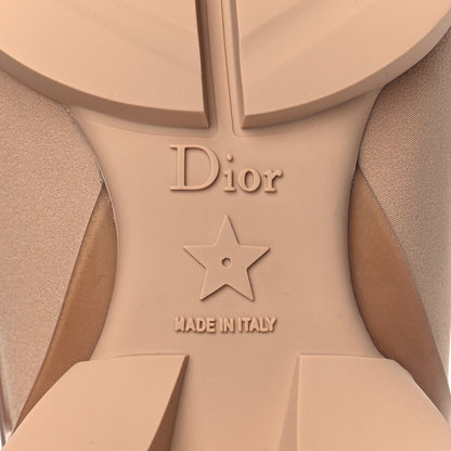 Christian Dior Neoprene Rubber Womens D-Connect Sneakers 38 Nude 6 of 9
