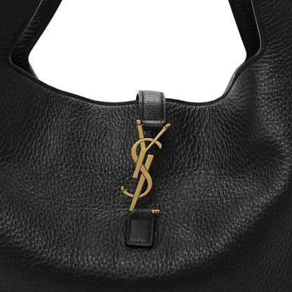 Saint Laurent Grained Deerskin Bea Tote Black 8 of 11