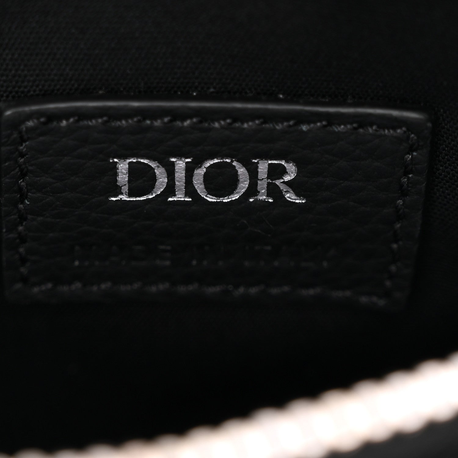 Christian Dior Oblique Mens Mini Saddle Bag Blue 6 of 10