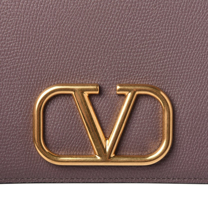 Valentino Garavani Grainy Calfskin Vlogo Signature Pouch Clay 9 of 10