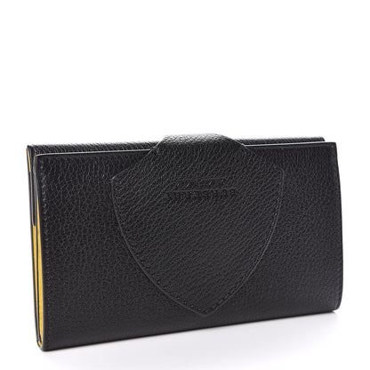 Burberry Goatskin Harlow Long Wallet Black 3 of 10